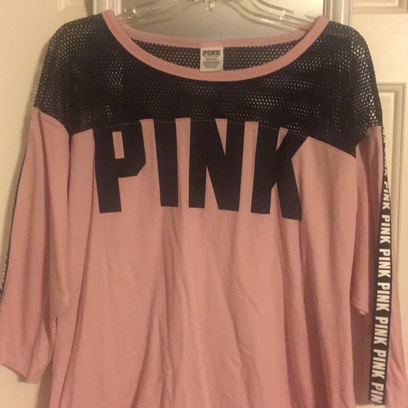 PINK Victoria's Secret Tops - Victoria’s Secret Pink 3/4 sleeve  top